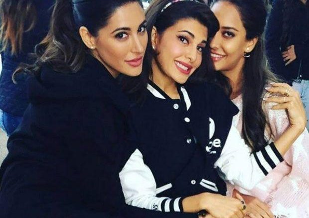 jacqueline, lisa and nargis are the new besties of bollywood.